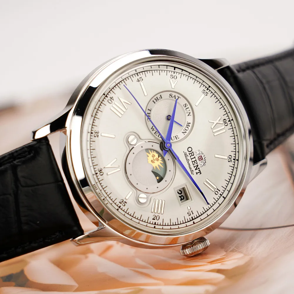 ORIENT 東方 Sun & Moon 系列 日月相機械錶-42.5mm RA-AK0009T 歷史價格詳細信息