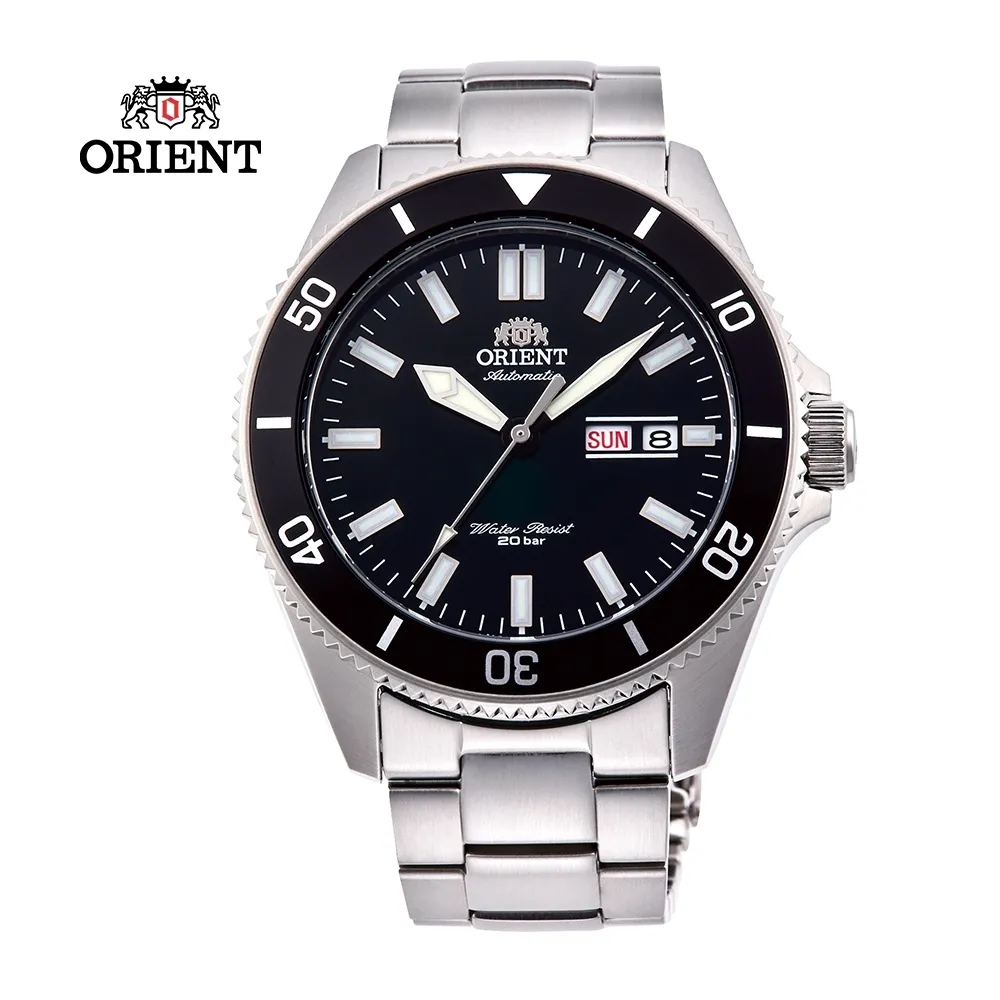 ORIENT 東方錶 WATER RESISTANT系列 黑水鬼 200m潛水機械錶 鋼帶款 黑色 FAA02004B 歷史價格詳細信息