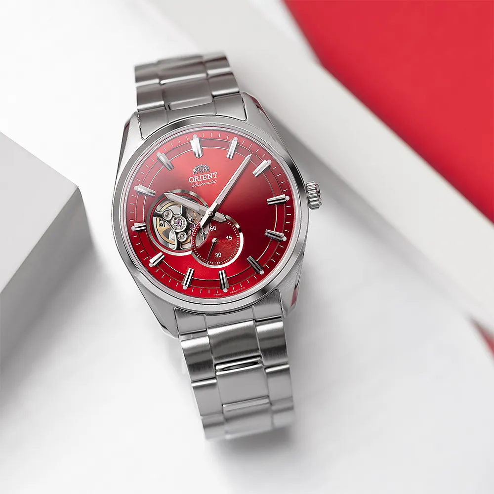 ORIENT 東方錶 SEMI-SKELETON系列 半鏤空機械錶 皮帶款 FAG02005W 銀色 - 41mm 歷史價格詳細信息