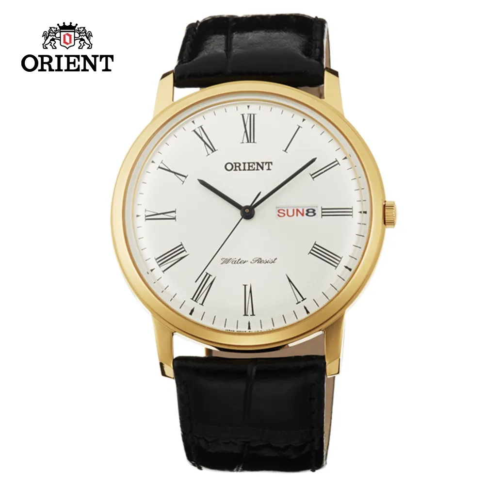 東方錶 CLASSIC DESIGN系列 羅馬數字日期星期顯示石英錶 玫瑰金 FUG1R006W - 40.5mm 歷史價格詳細信息