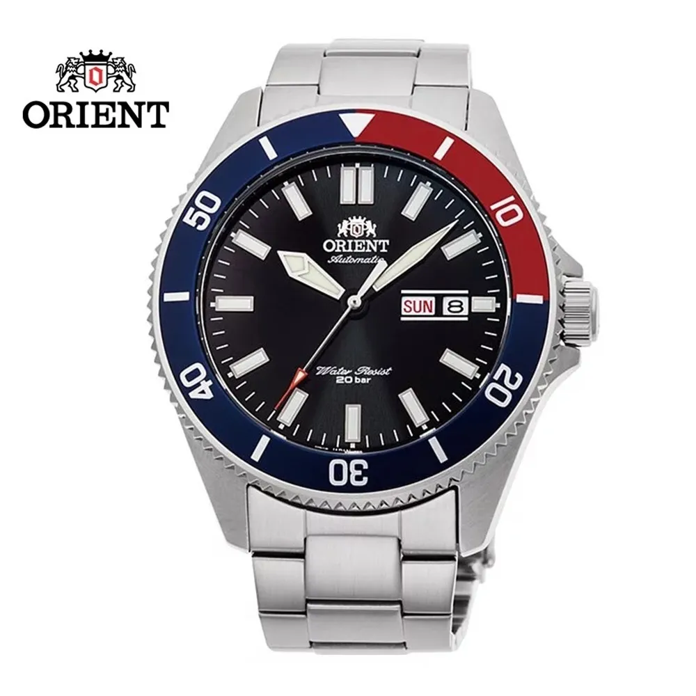 ORIENT 東方錶 WATER RESISTANT系列 黑水鬼 200m潛水機械錶 鋼帶款 黑色 FAA02004B 歷史價格詳細信息