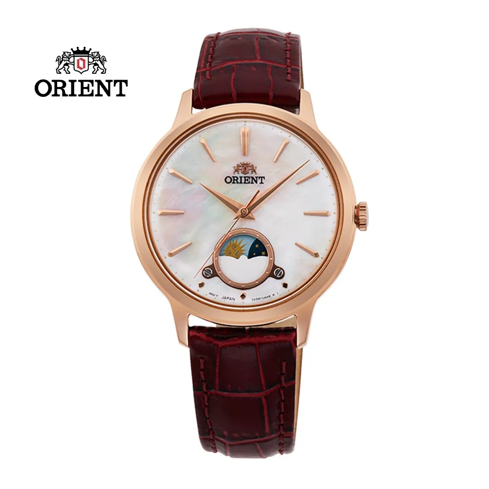 ORIENT 東方錶 Sun & Moon 系列半露空日月相錶 鋼帶款 RA-KB0005E (限量) 綠色 - 34.3 mm 歷史價格詳細信息