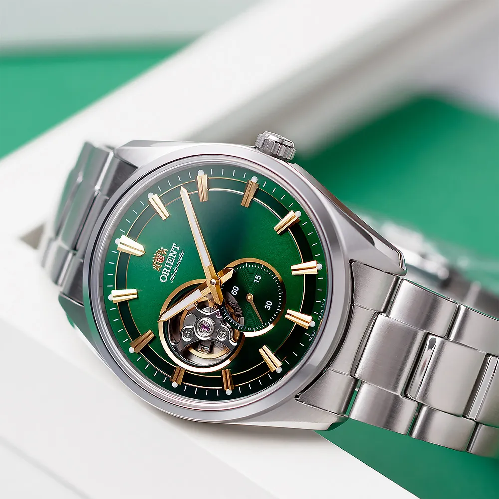 ORIENT 東方錶 SEMI-SKELETON系列 半鏤空機械錶 皮帶款 FAG02005W 銀色 - 41mm 歷史價格詳細信息