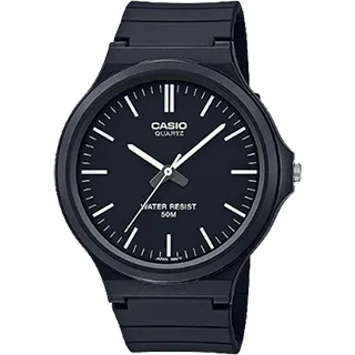 CASIO 卡西歐 / MW-240-7EV / 簡約百搭 橡膠腕錶 白x黑 42mm 歷史價格詳細信息