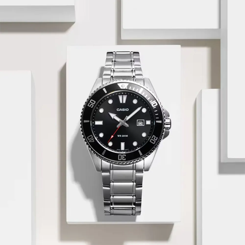 CASIO 新槍魚系列黑水鬼200米潛水錶/紅藍/MDV-107-1A3 歷史價格詳細信息