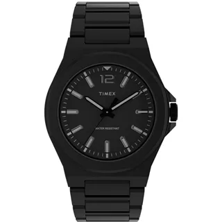 TIMEX 簡約紳士皮帶腕錶-金X黑帶 歷史價格詳細信息