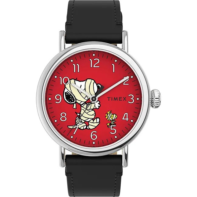 【TIMEX 天美時】SNOOPY 限量聯名系列-可愛繃帶款手錶(紅x黑) TXTW2U86000 40mm 現代鐘錶 歷史價格詳細信息