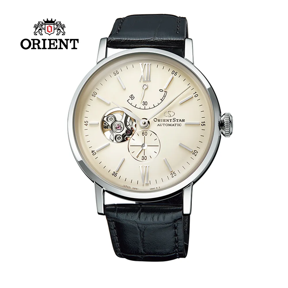 ORIENT STAR 東方之星 OPEN HEART系列 鏤空機械錶 皮帶款 RE-AV0006Y 咖啡色 - 41.0mm 歷史價格詳細信息