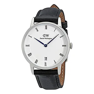 DW Daniel Wellington 氣質聖莫斯棕色皮帶石英腕錶-銀框/28mm(DW00100237) 歷史價格詳細信息