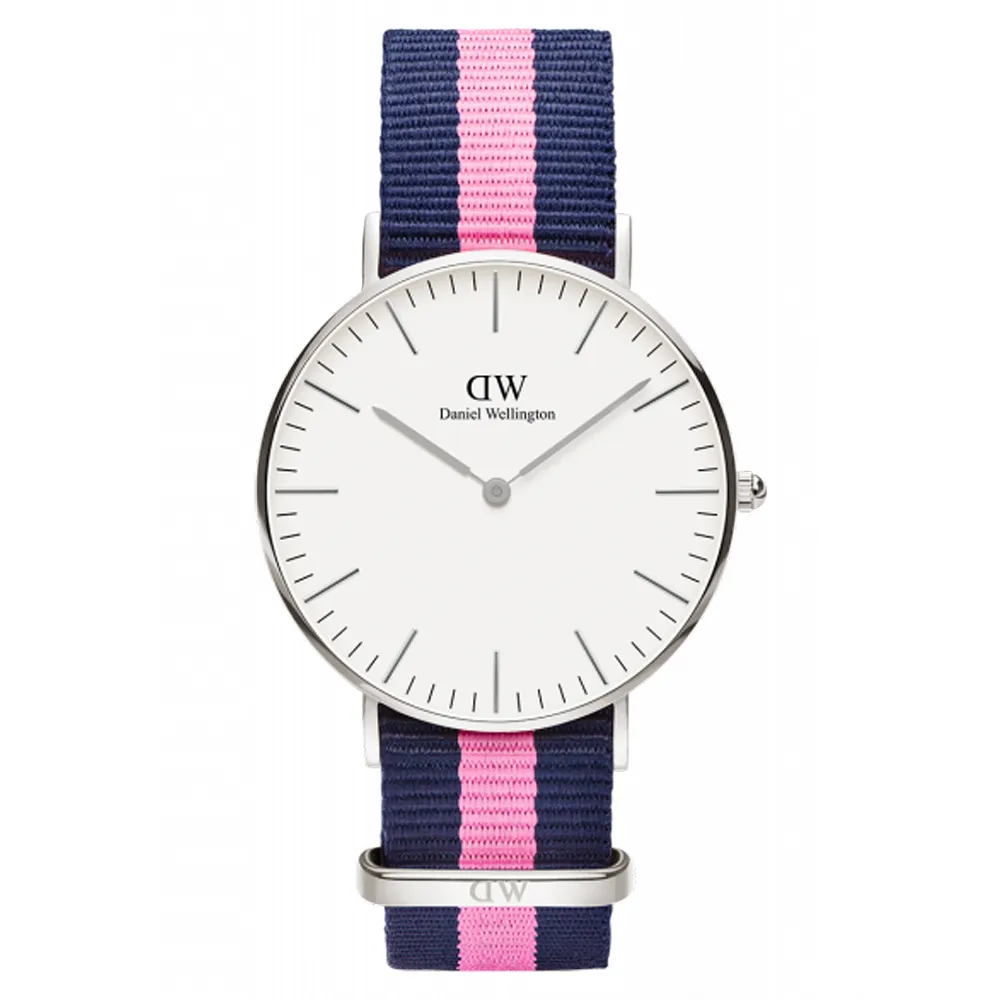 【Daniel Wellington】經典雪菲爾黑色皮帶腕錶-銀框/32mm(DW00100180) 歷史價格詳細信息