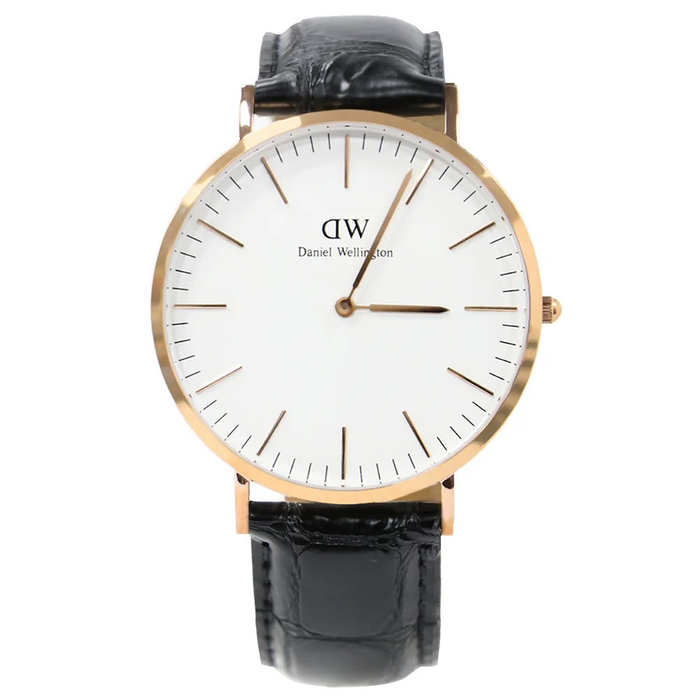 DW Daniel Wellington 經典藍白紅帆布腕錶-銀框/40mm(0202DW) 歷史價格詳細信息