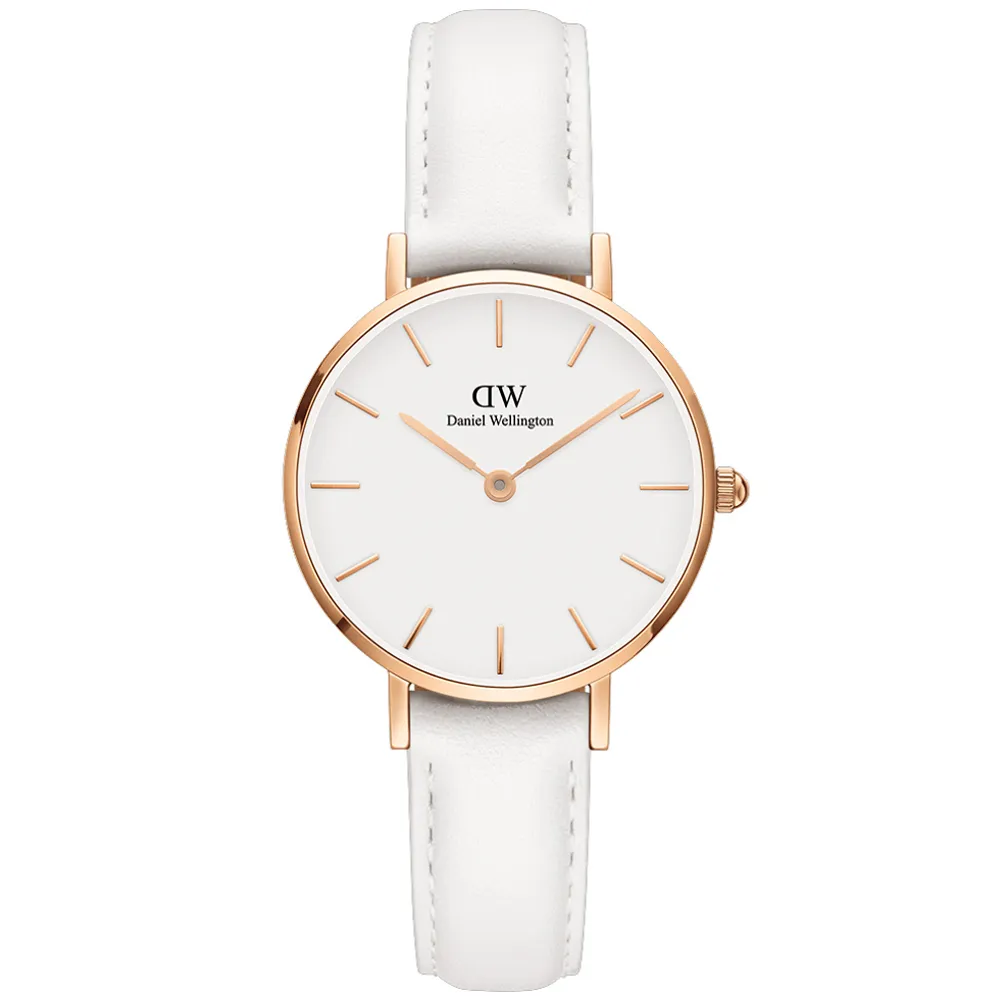 【Daniel Wellington】經典雪菲爾黑色皮帶腕錶-銀框/32mm(DW00100180) 歷史價格詳細信息