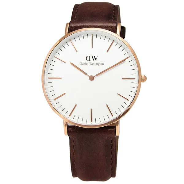 DW Daniel Wellington/ DW00100303 / Petite Ashfield 米蘭編織不鏽鋼手錶 黑x鍍玫瑰金 36mm 歷史價格詳細信息