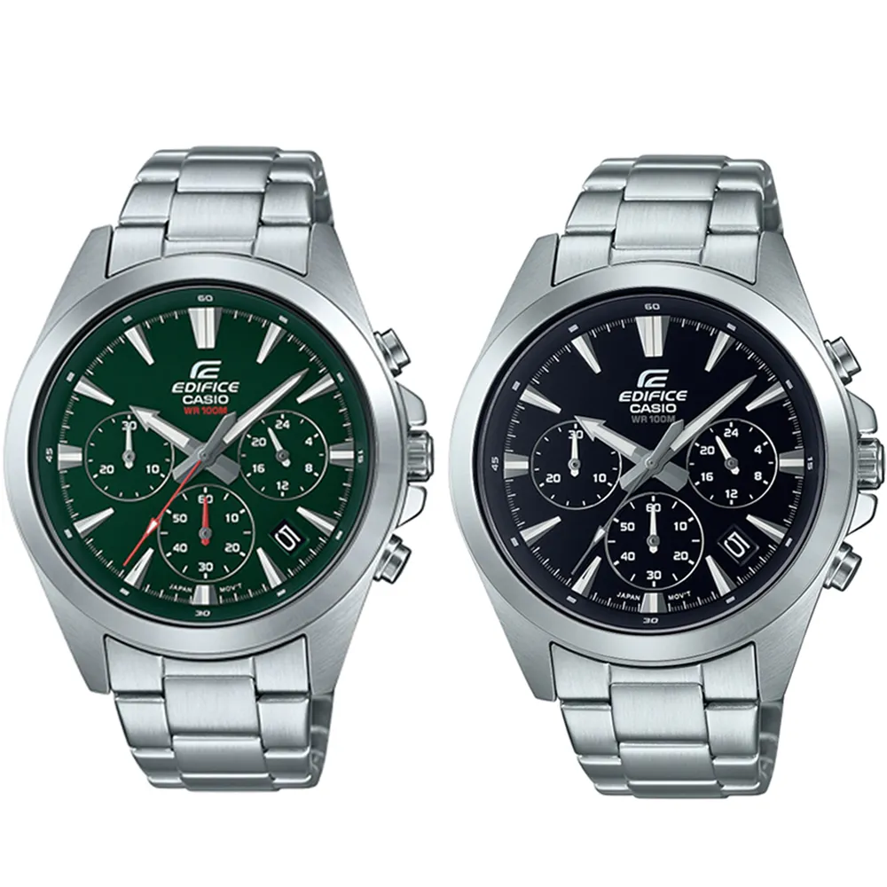CASIO 卡西歐 EDIFICE EFV-140D 經典簡約運動紳士不鏽鋼腕錶 歷史價格詳細信息