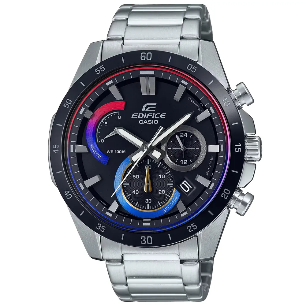 【CASIO】卡西歐 EDIFICE 賽車鋼帶錶-黑色 ECB-40D-1A 台灣卡西歐保固一年 歷史價格詳細信息