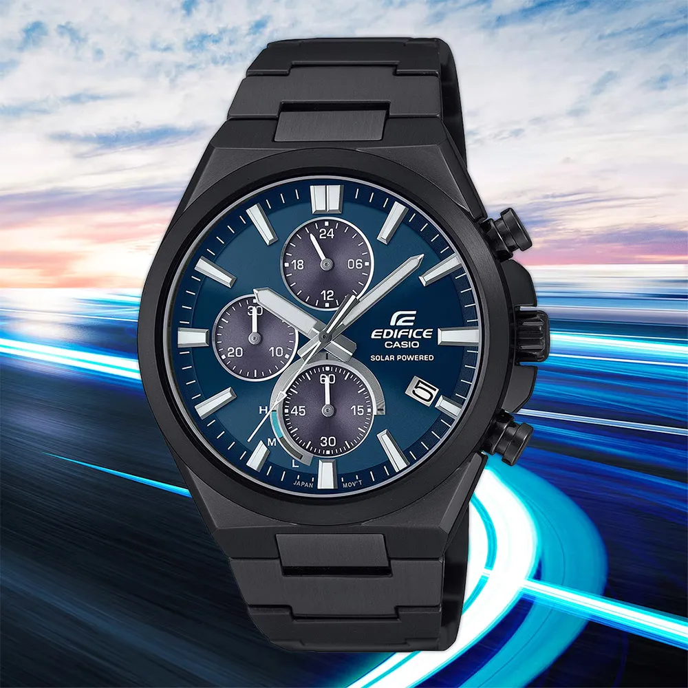 CASIO卡西歐 EDIFICE 太陽能x藍牙連線 賽車計時腕錶 ECB-2200DD-1A 歷史價格詳細信息