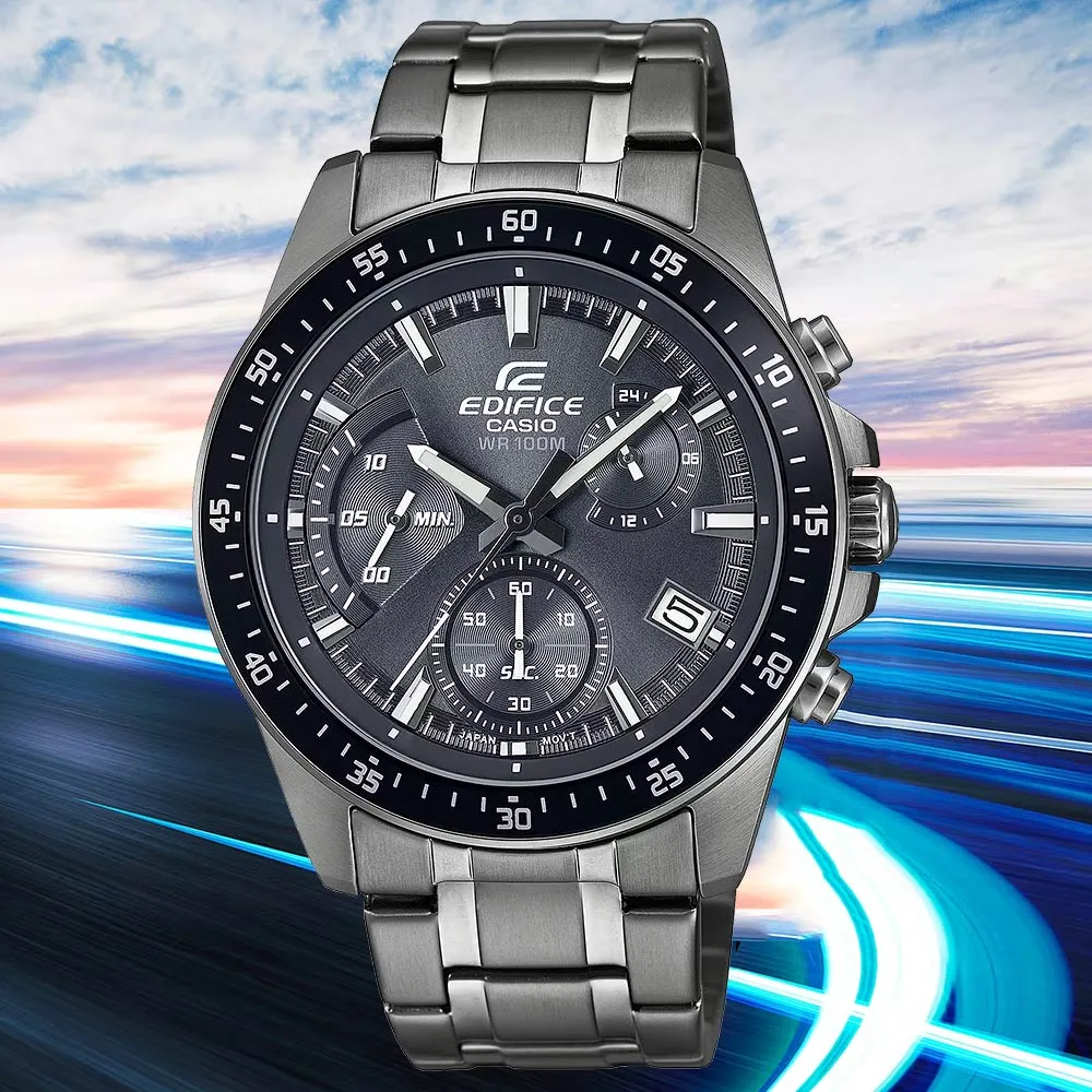 【CASIO】卡西歐 EDIFICE 三眼運動錶-酒紅 EFR-526D-5C 台灣卡西歐保固一年 歷史價格詳細信息