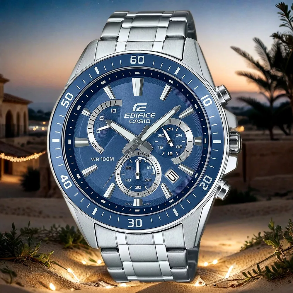 【CASIO】卡西歐 EDIFICE 三眼運動錶-酒紅 EFR-526D-5C 台灣卡西歐保固一年 歷史價格詳細信息