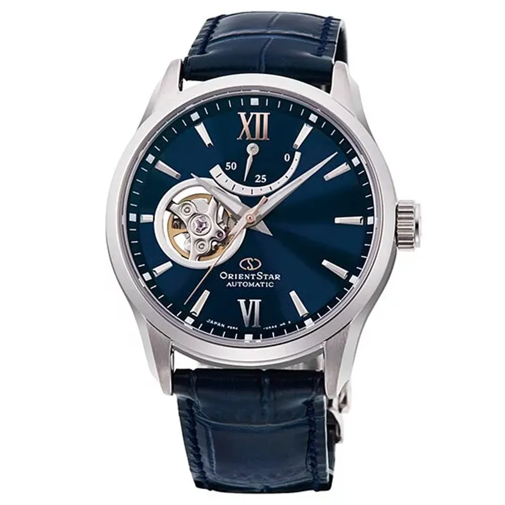 ORIENT STAR 東方之星 OPEN HEART系列 鏤空機械錶 皮帶款 RE-AV0006Y 咖啡色 - 41.0mm 歷史價格詳細信息