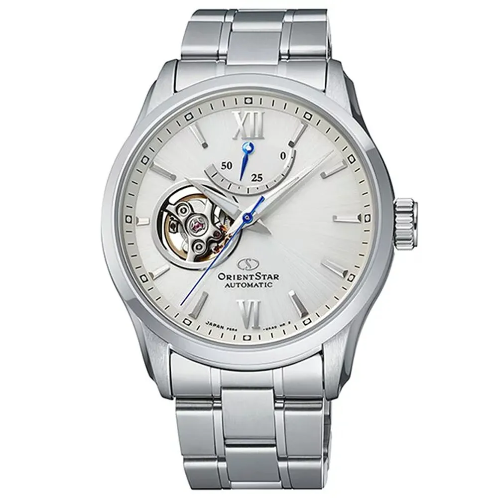 ORIENT STAR 東方之星 OPEN HEART系列 鏤空機械錶 皮帶款 RE-AV0006Y 咖啡色 - 41.0mm 歷史價格詳細信息