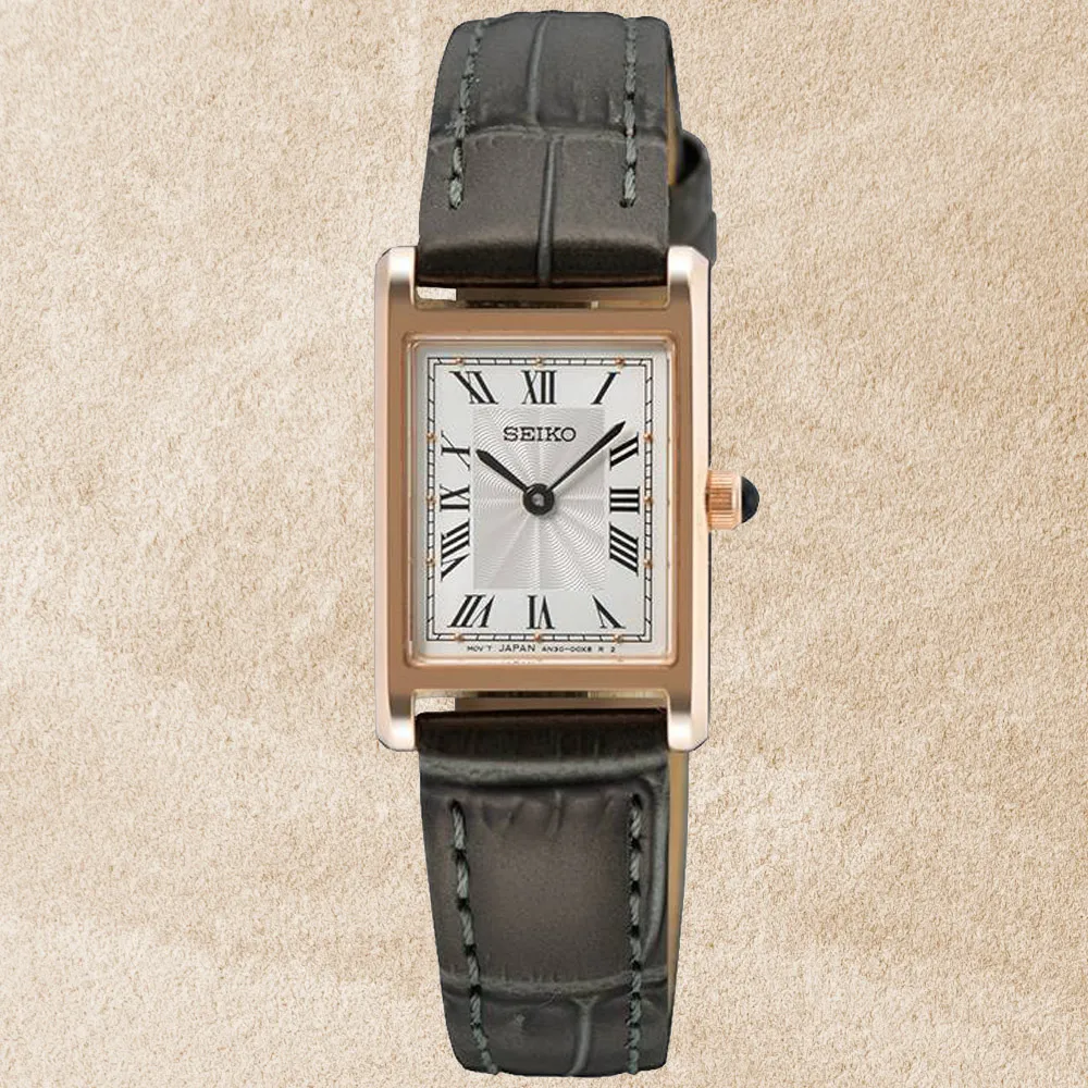 SEIKO 精工 SWR069P1手錶 羅馬時標 米白面 藍寶石鏡面 鋼帶 女錶 【錶飾精品】 歷史價格詳細信息