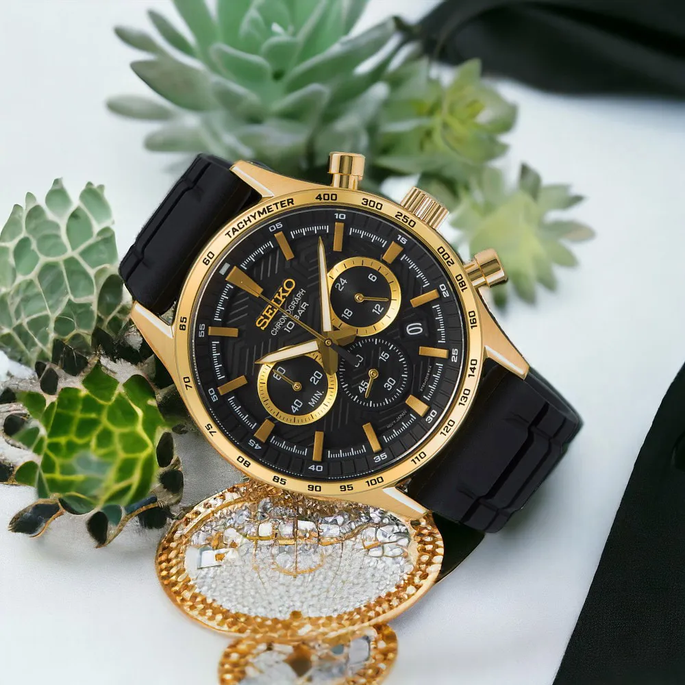 【SEIKO】精工 CS系列 SSB446P1 紳士時尚三眼計時腕錶8T63-00Y0C 黑 43mm 歷史價格詳細信息