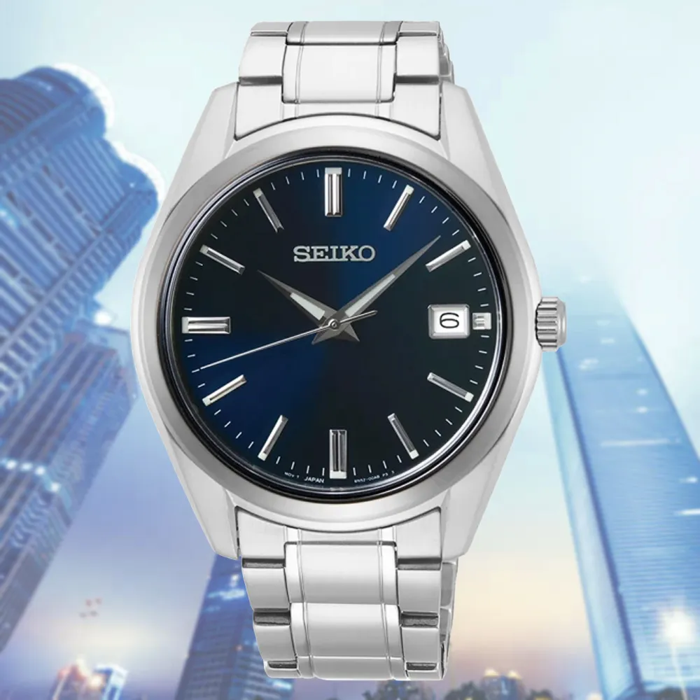 【SEIKO】精工 CS系列 SUR369P1 日期 藍寶石鏡面 鈦金屬男錶 40mm 灰白 6N52-00B0S 歷史價格詳細信息