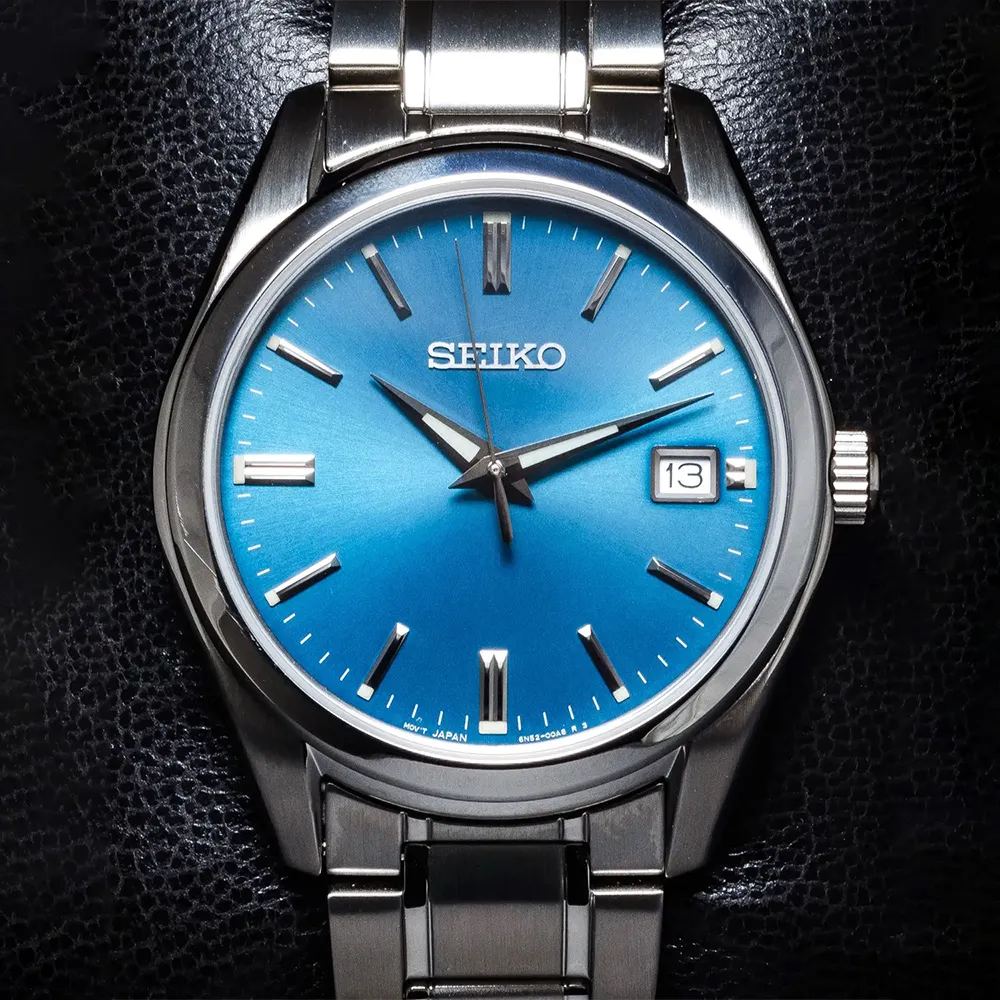 SEIKO 精工 CS經典系列 SUR341P1 銀藍 贈送拆帶針 夜光 指針 日期顯示 防水 不鏽鋼 石英 手錶 歷史價格詳細信息