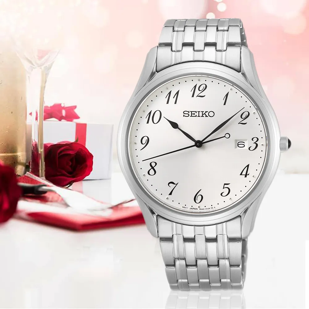 【SEIKO 精工】CS 時尚石英手錶-銀/39mm 好禮2選1 新年 禮物 推薦(6N52-00A0S SUR307P1) 歷史價格詳細信息