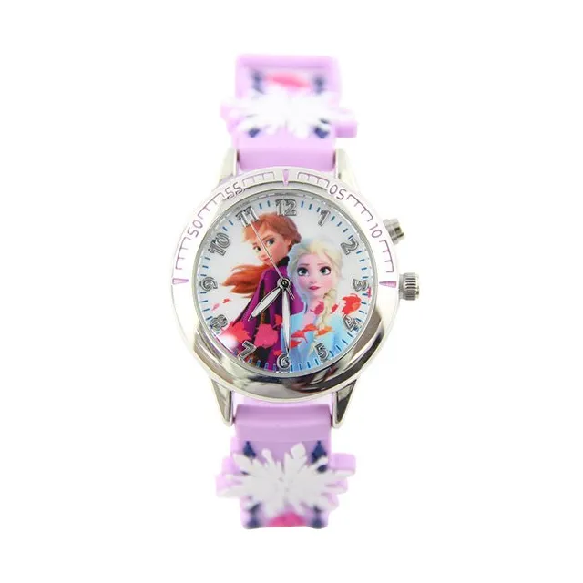 【Disney】公主系列｜艾莎、雪寶｜角色造型橡膠兒童錶-雪花藍/FR-3K2398P-003BE 歷史價格詳細信息