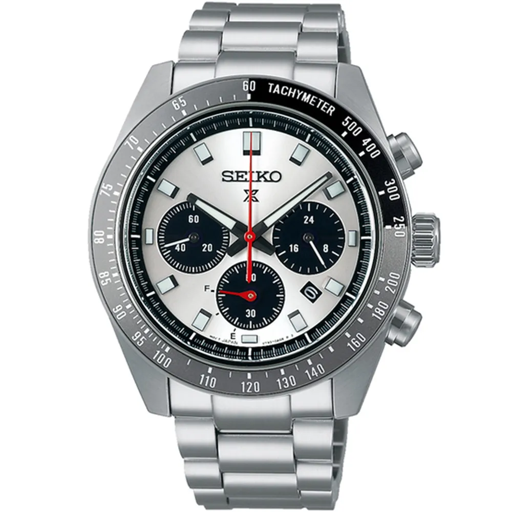 SEIKO SSC911P1《光動能三眼計時 Speed Timer系列》41mm/藍寶石水晶鏡面/白熊貓【第一鐘錶】 歷史價格詳細信息