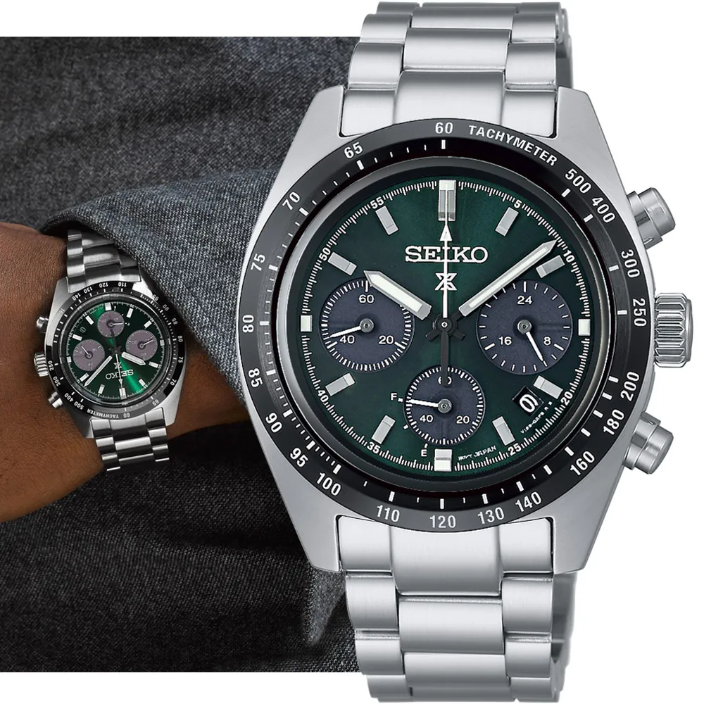 SEIKO精工 Prospex SpeedTimer 太陽能計時腕錶-藍紅41.4mm(SSC913P1/V192-0AH0B) 歷史價格詳細信息