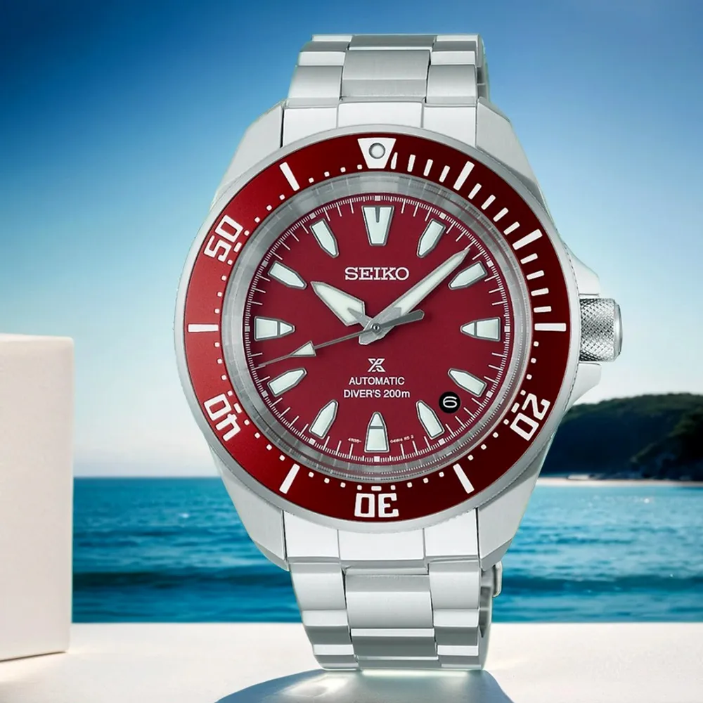 SEIKO 精工PROSPEX 200米潛水機械錶-黑x銀/44mm 6R15-04G0D(SPB077J1) 歷史價格詳細信息