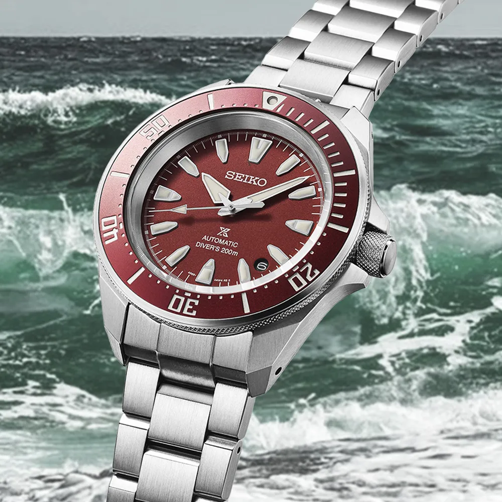 SEIKO 精工PROSPEX 200米潛水機械錶-黑x銀/44mm 6R15-04G0D(SPB077J1) 歷史價格詳細信息