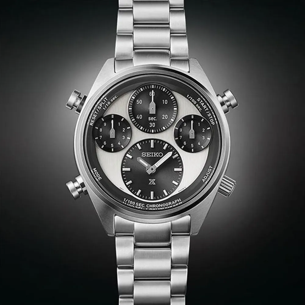 【SEIKO 精工】PROSPEX系列太陽能計時腕錶41.4㎜黑金色熊貓款 SK004(SSC941P1/V192-0AH0G) 歷史價格詳細信息