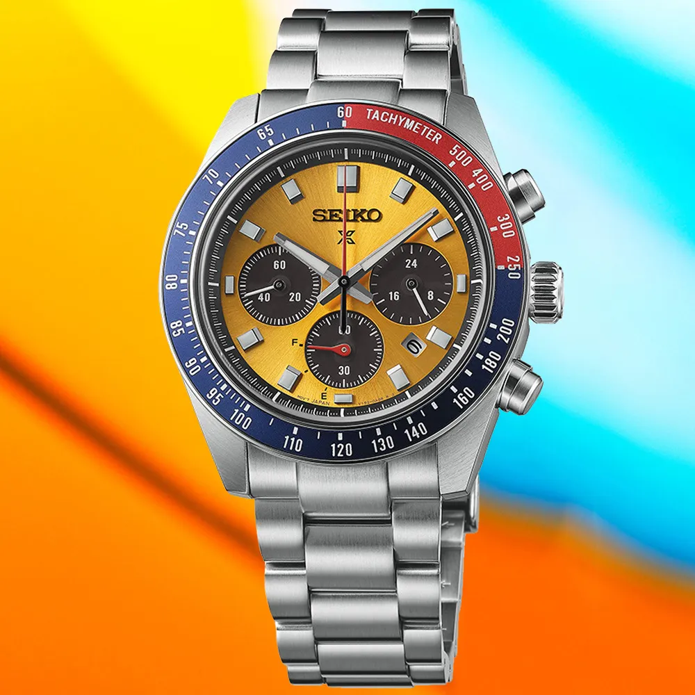 SEIKO精工 PROSPEX系列 SPEEDTIMER 限量 太陽能 三眼計時腕錶 42mm (8A50-00B0SD/SFJ007P1) 歷史價格詳細信息
