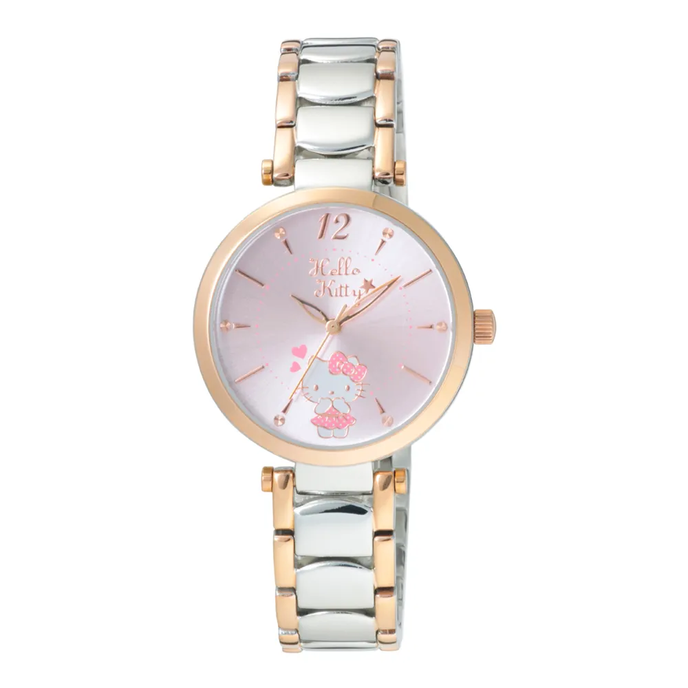 Hello Kitty 甜心寶貝造型腕錶-粉 歷史價格詳細信息