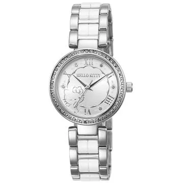 【HELLO KITTY】凱蒂貓俏皮眨眼晶鑽手錶 (粉紅 LK691LWPA-S) 歷史價格詳細信息