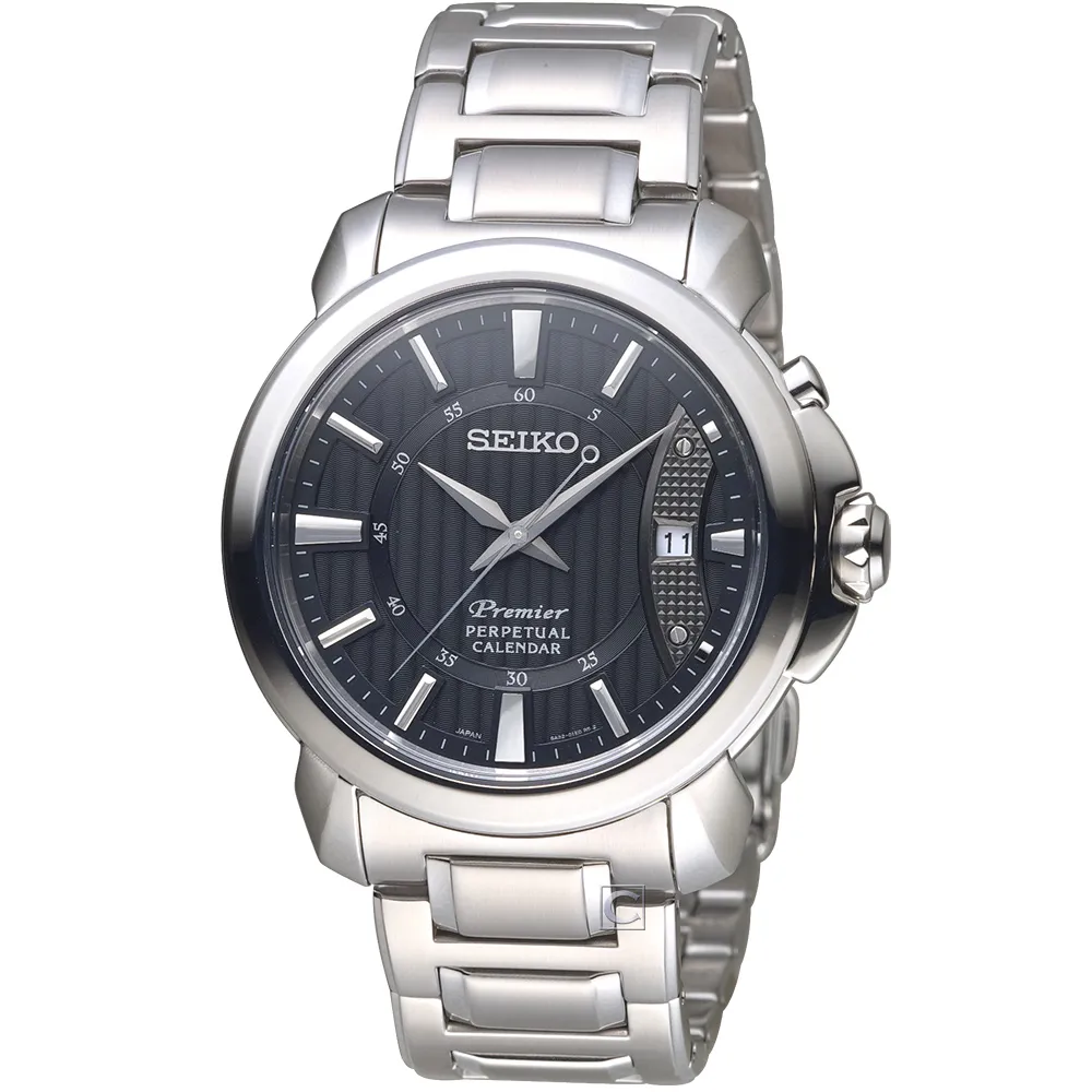 SEIKO Premier典藏人動電能腕錶/白面/7D48-0AR0S 歷史價格詳細信息