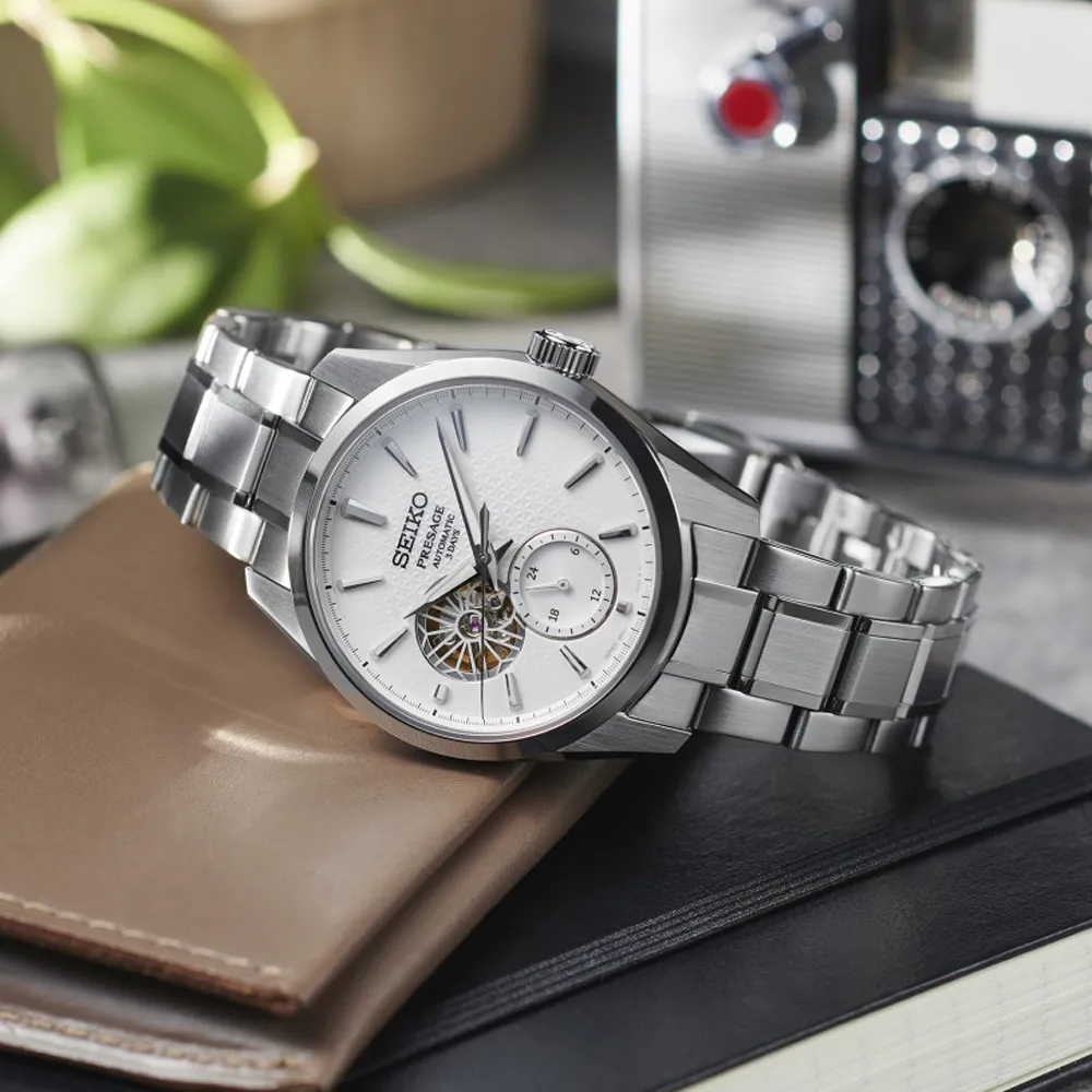 SEIKO 精工 Presage 新銳系列 三日鍊立體麻葉紋小鏤空機械腕錶-藍40.2mm(SPB417J1/6R5J-00A0B) 歷史價格詳細信息