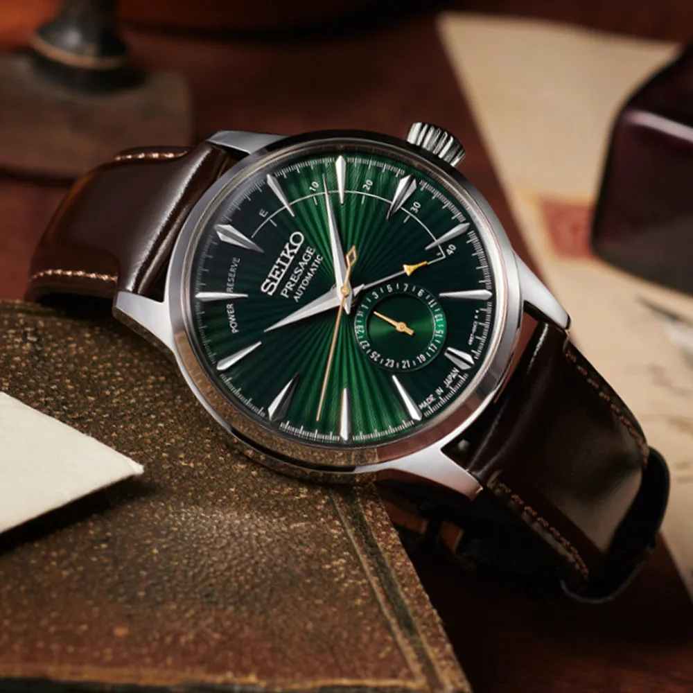 SEIKO PRESAGE 4R57 動力儲存機械腕錶-黑x玫瑰金/42mm 4R57-00A0P(SSA308J1) 歷史價格詳細信息