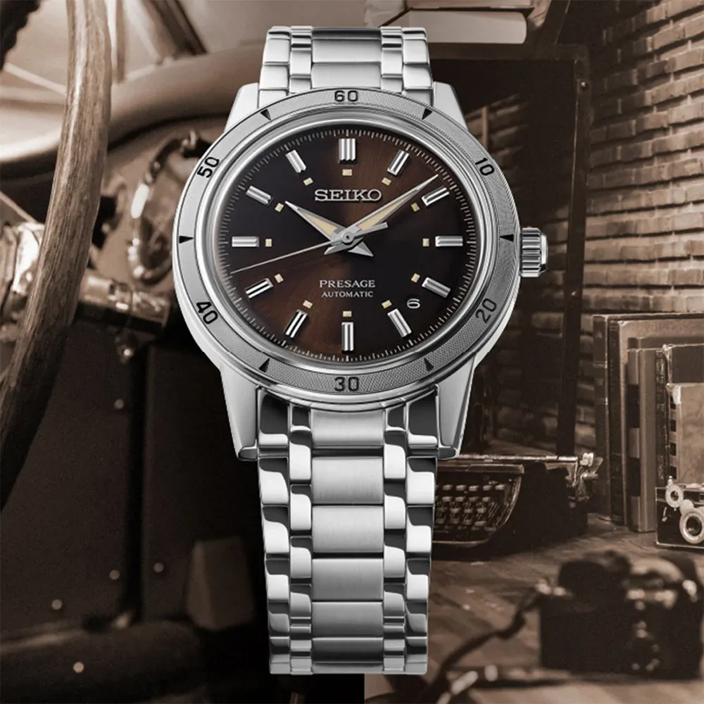 SEIKO Presage Style 60’S 復古動力儲存顯示機械腕錶-41mm 4R57-00T0S/SSA447J_SK040 歷史價格詳細信息
