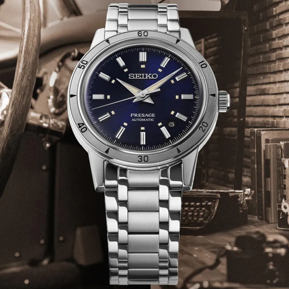 SEIKO 精工 Presage Style 60s 摩托車風格鏤空機械錶-39.5mm(SSA461J1/4R72-00C0J) 歷史價格詳細信息