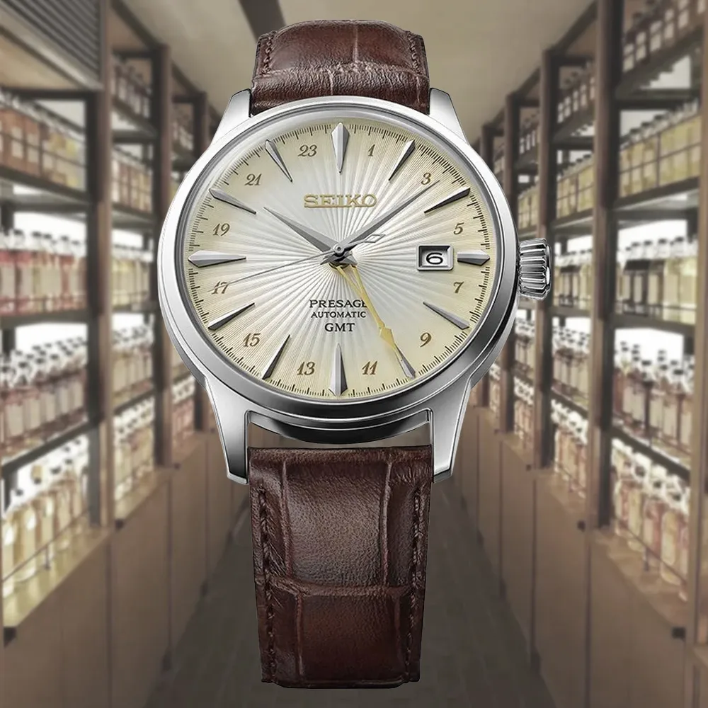 SEIKO 精工 Presage 時尚紳士開芯機械男錶-白x銀/41.8mm 4R39-00W0S(SSA443J1) 歷史價格詳細信息