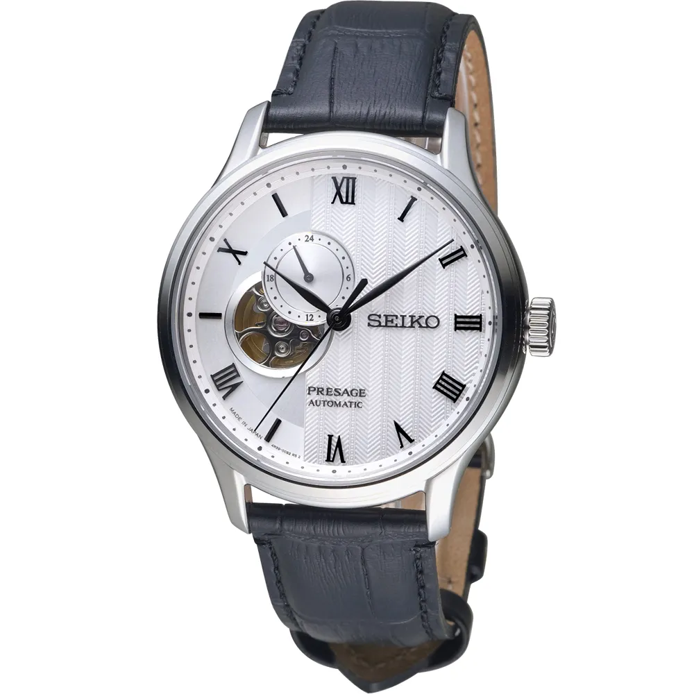 4R39-00W0D SSA377J1 SEIKO精工Presage沉穩風格羅馬開芯機械腕錶 歷史價格詳細信息