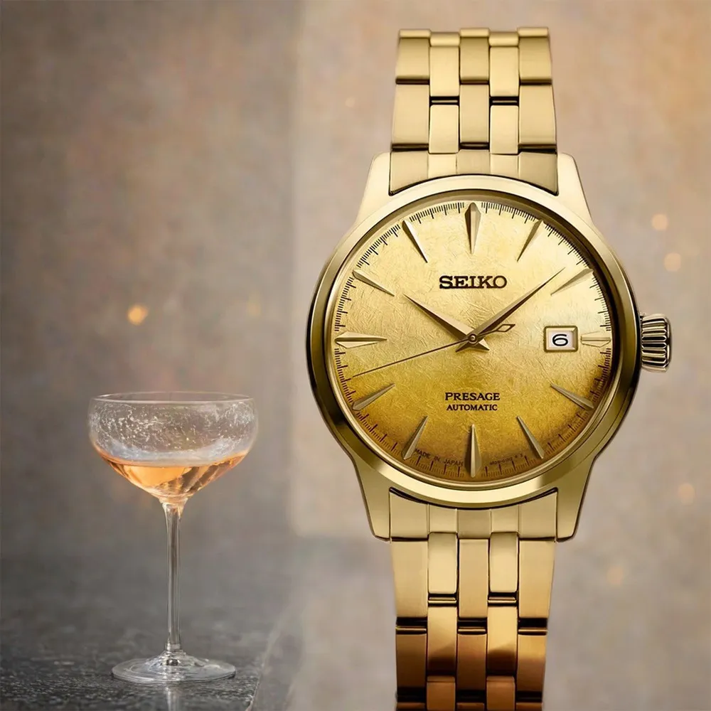SEIKO 精工Presage 雞尾酒系列 動力儲存機械錶(藍/40.5mm) 4R57-00E0A SSA347J1 歷史價格詳細信息