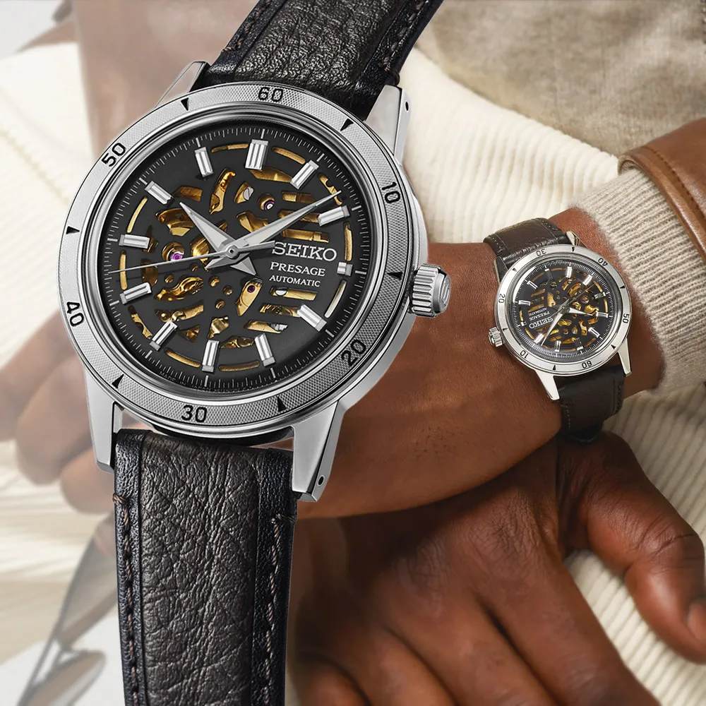 SEIKO 精工 presage 60年代復古機械腕錶-39.5mm 4R35-06H0U/SRPL09J1 歷史價格詳細信息