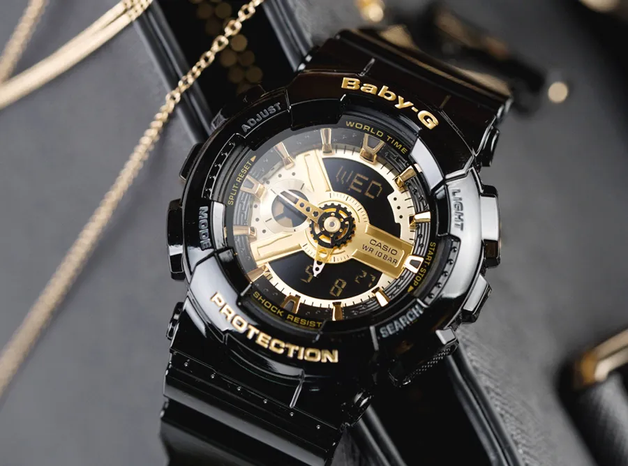 BABY-G  街頭層次多變率性風格雙顯休閒錶-雪白x玫瑰金版(BA-110-7A1) 歷史價格詳細信息