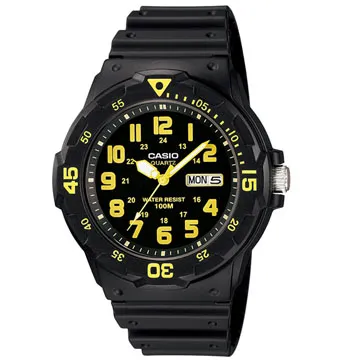 CASIO潛水風DIVER LOOK指針錶-黃數字 歷史價格詳細信息