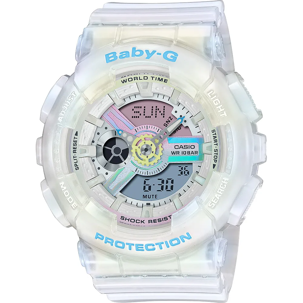 CASIO 卡西歐 Baby-G 炫彩雙顯手錶-藍 BA-110BC-2A 歷史價格詳細信息